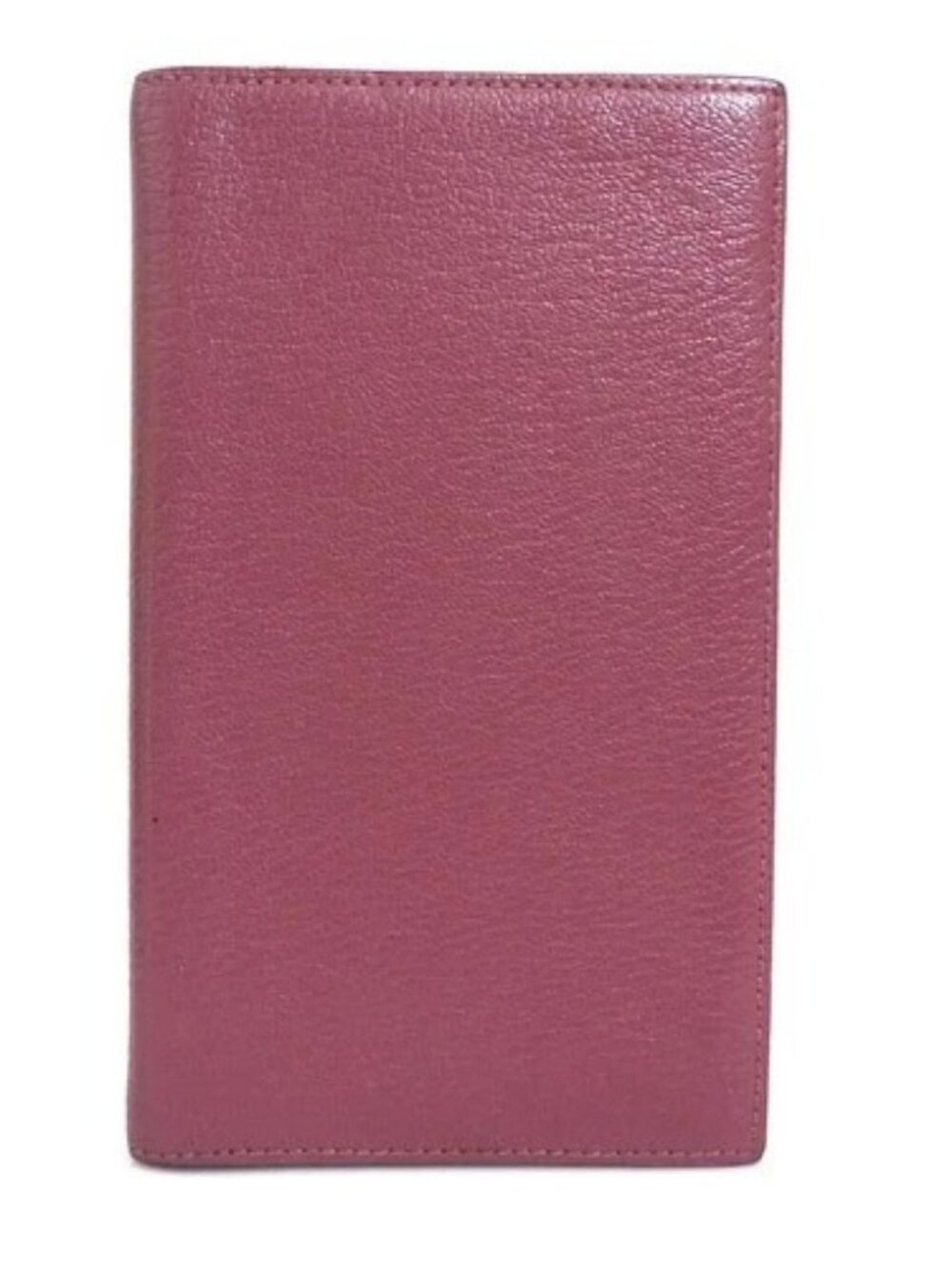 Auth HERMES Agenda/Note Cover Bois de rose Leather - e61847a